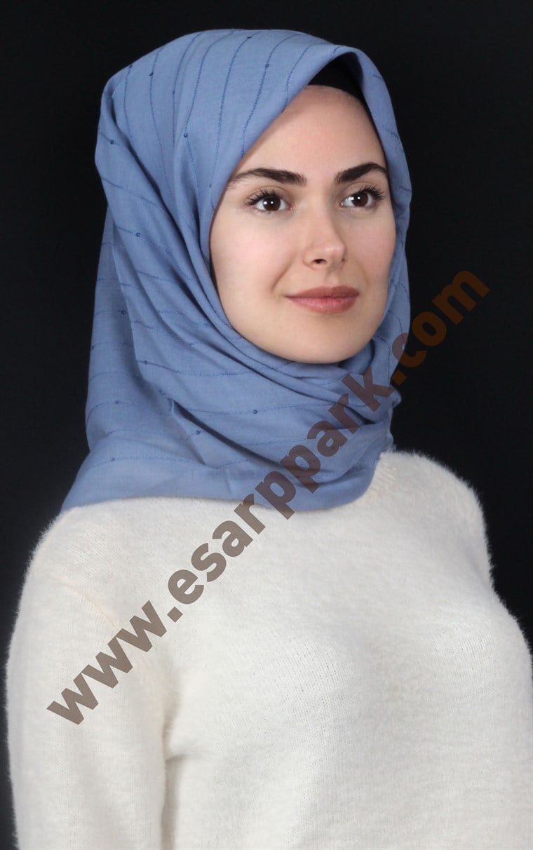Fileli Coton Eşarp 1710-20