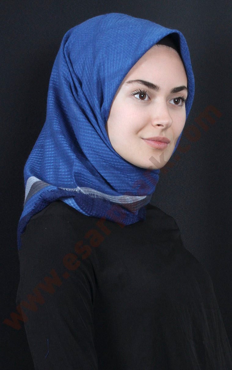 Fileli Coton Eşarp 1735-16