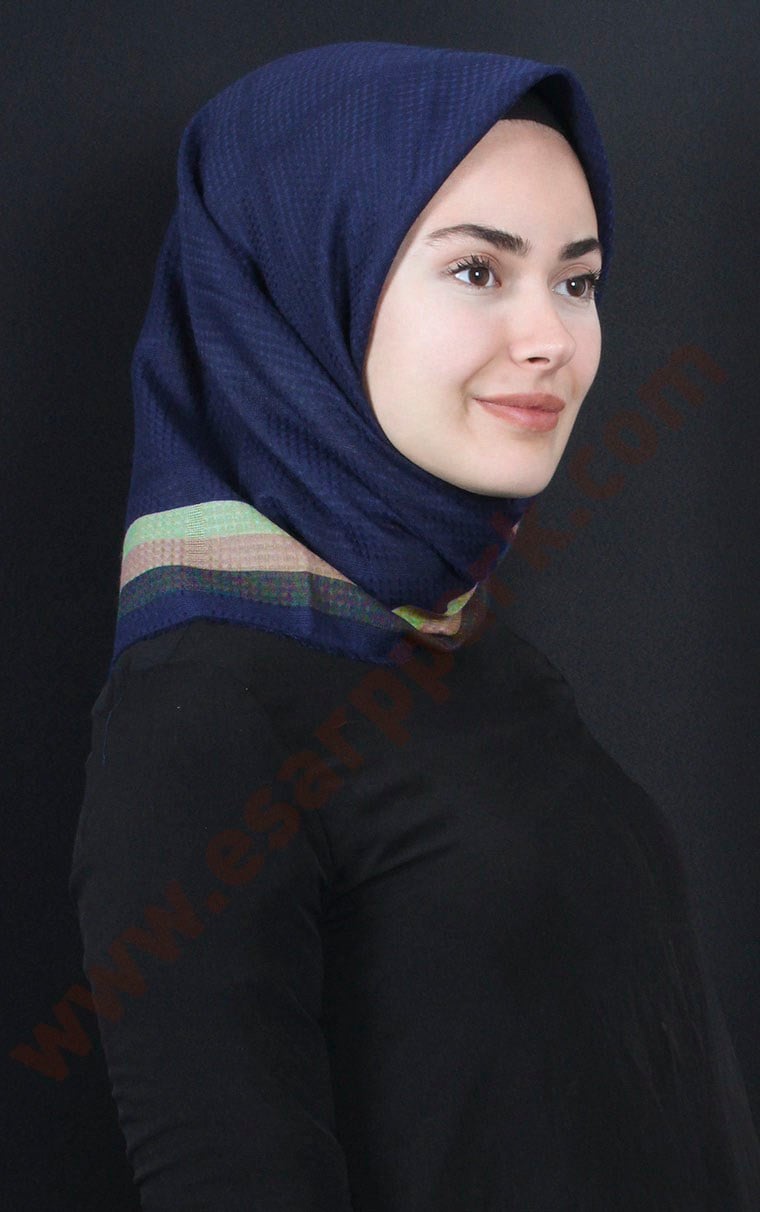 Fileli Coton Eşarp 1735-2