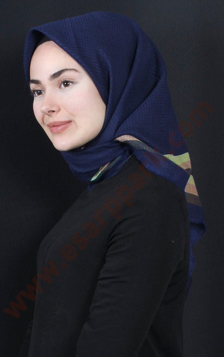 Fileli Coton Eşarp 1735-2
