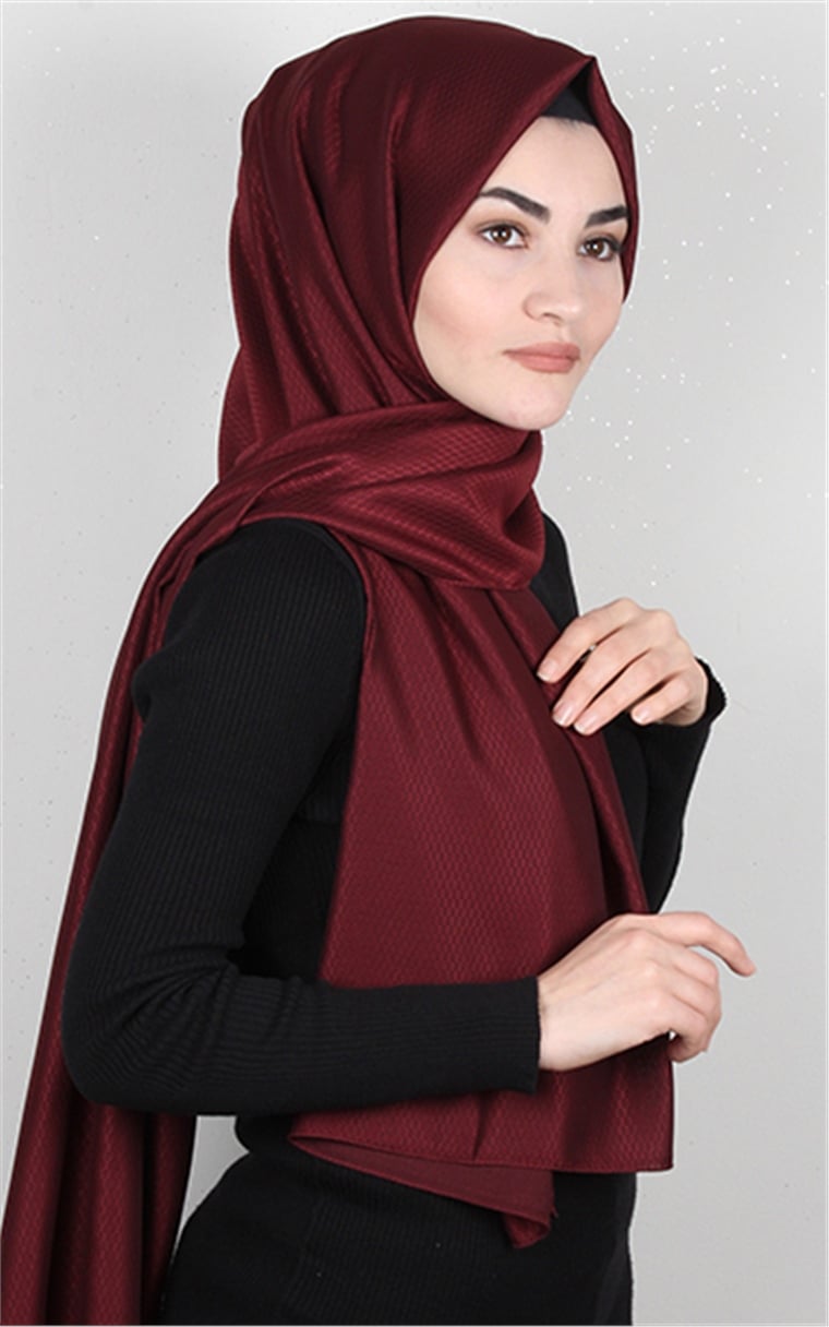 Fiore Şal 2628-10 Bordo