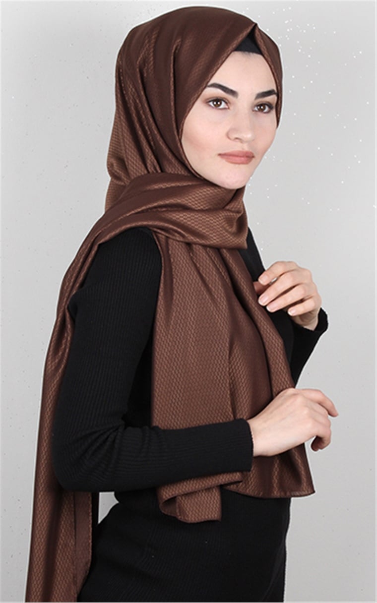 Fiore Şal 2628-13 Kahverengi
