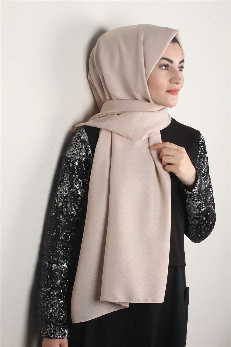 Fresh Coton Şal 1496-6 Taş