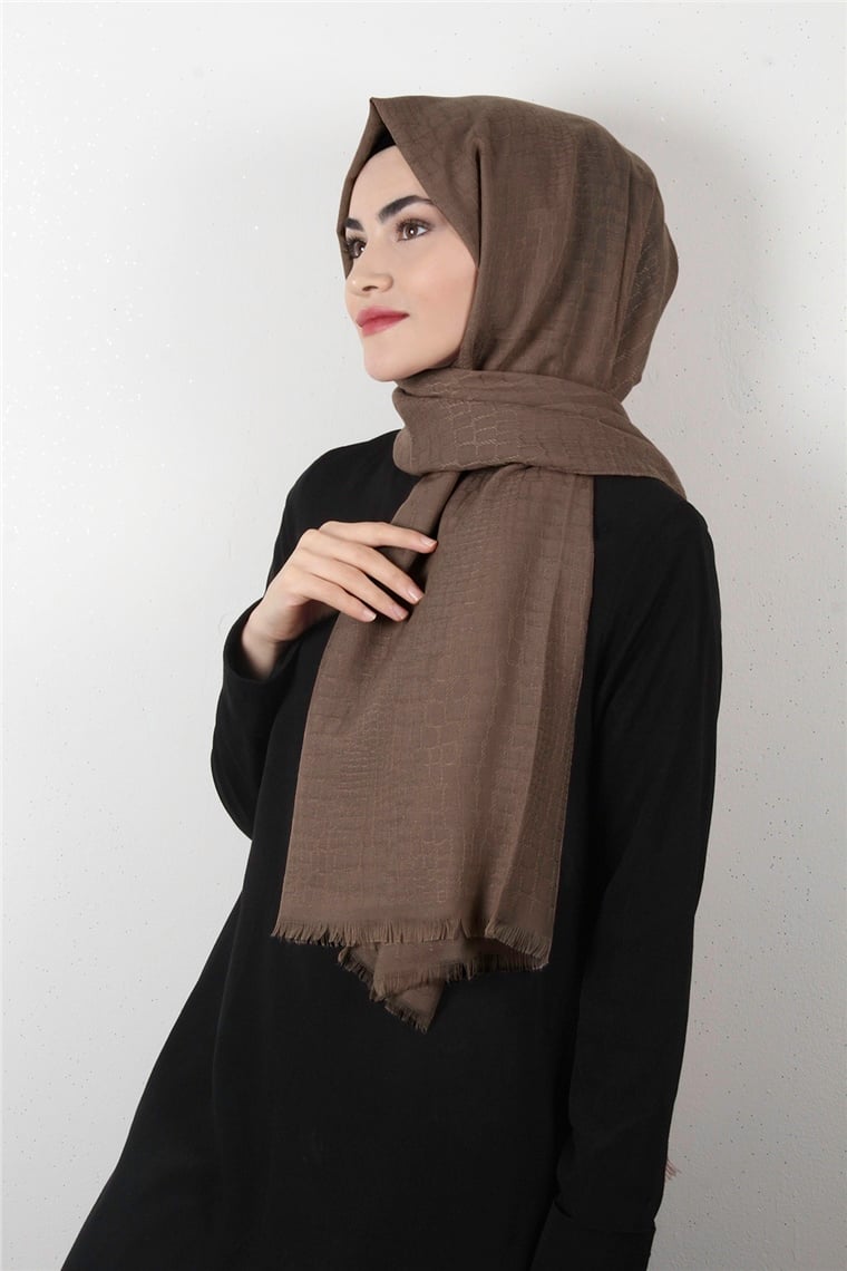 Fresh Coton Şal 1499-3 Sütlü Kahve