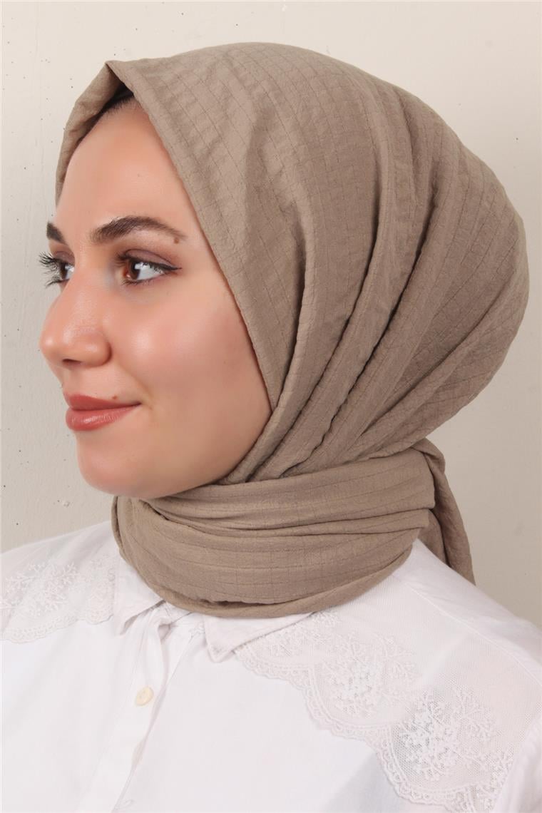 Fresh Pamuk Şal 1488-8 Koyu Taş