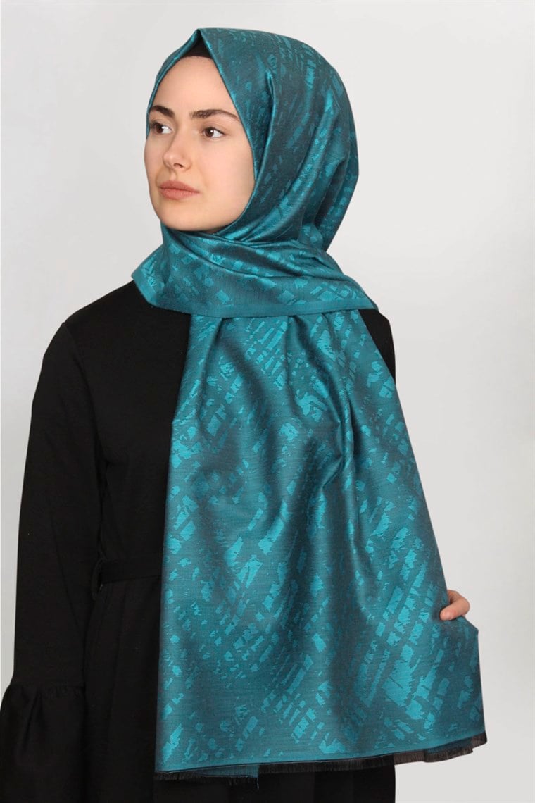 Frezya Şal 1641-3 Turkuaz
