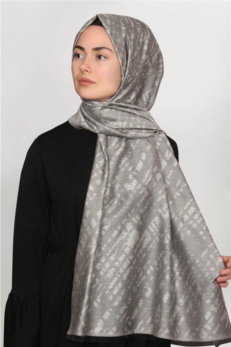 Frezya Şal 1642-11 Gümüş