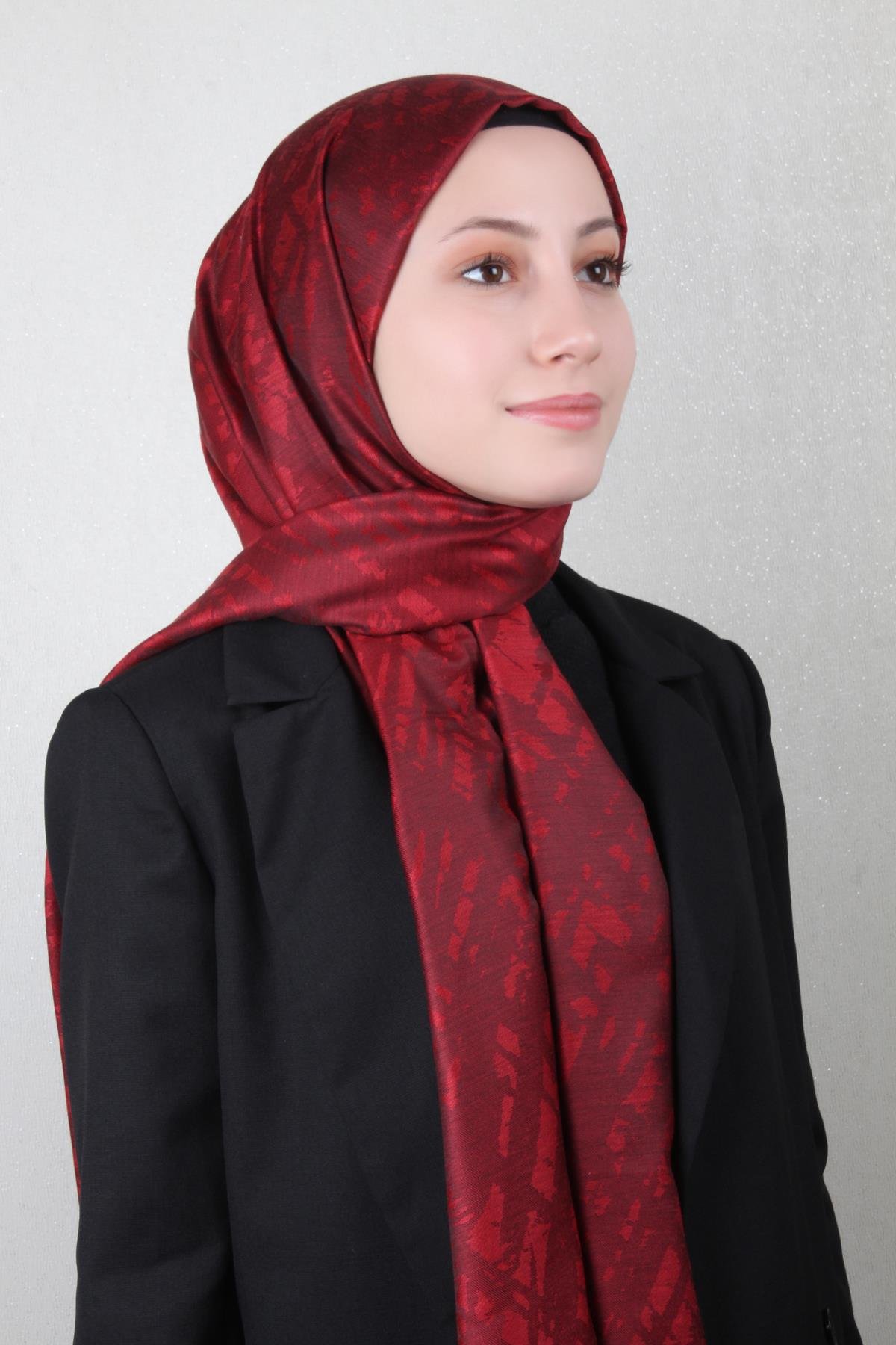 Frezya Şal 1642-20 Kırmızı