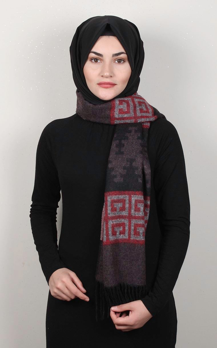 Geniş Omuz Şalı 5220-10