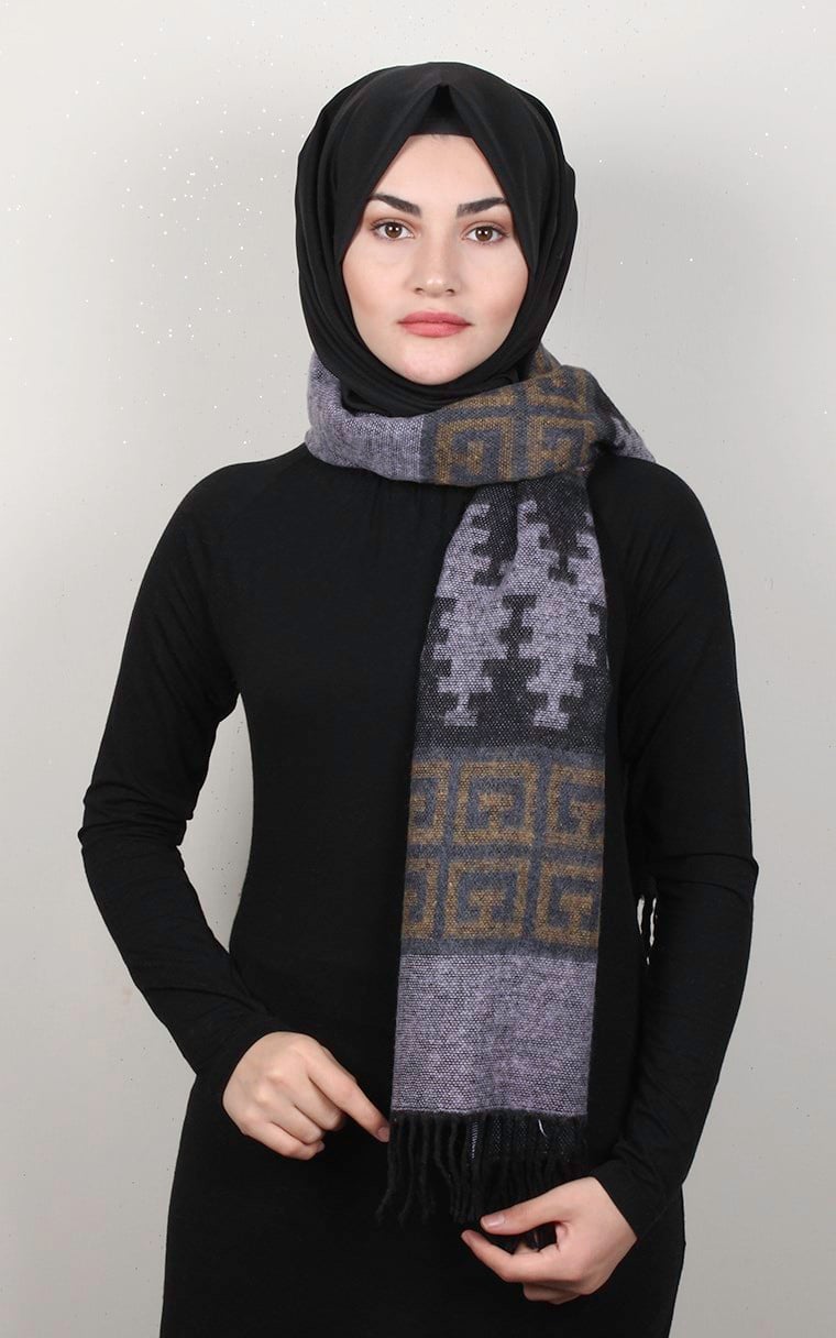 Geniş Omuz Şalı 5220-12