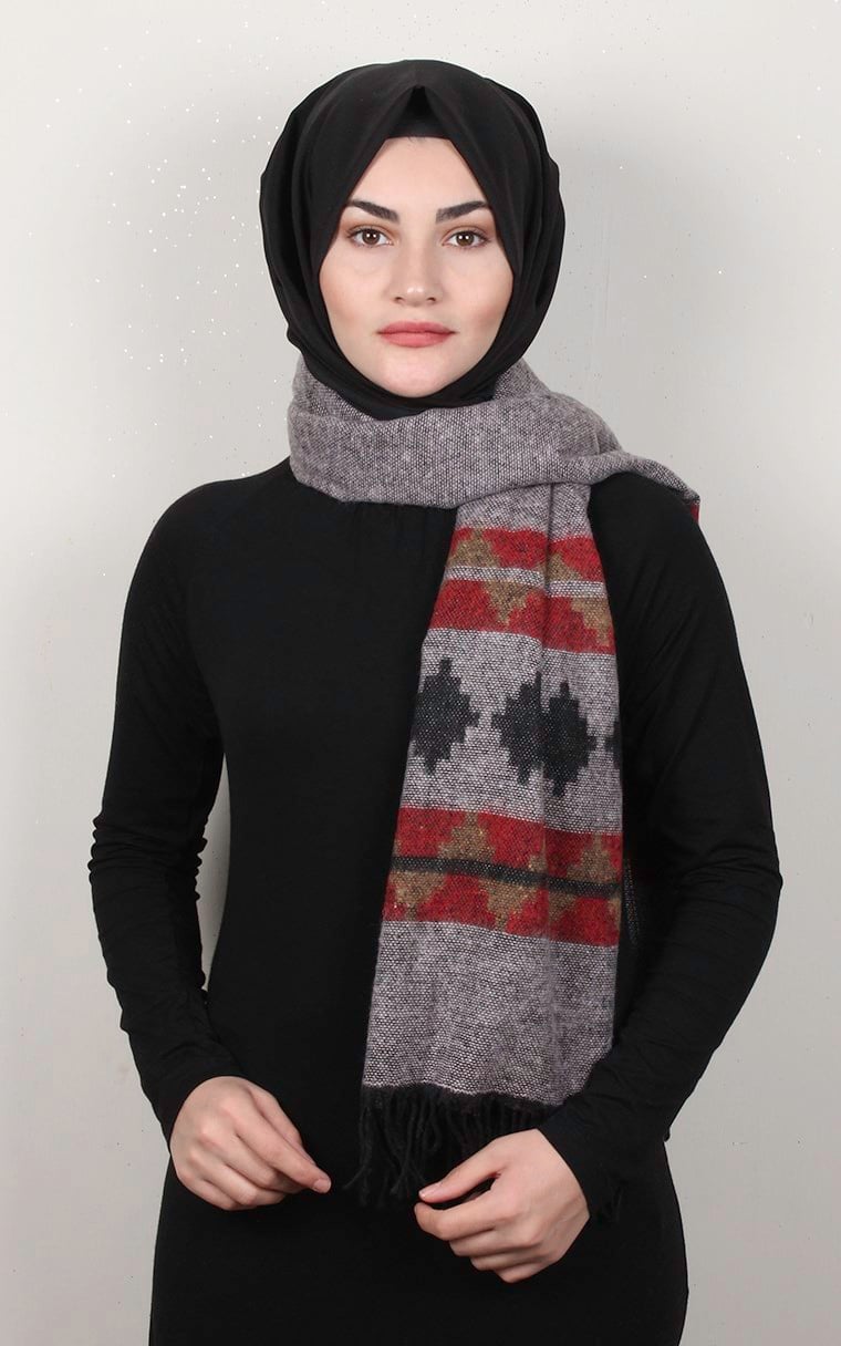 Geniş Omuz Şalı 5220-13