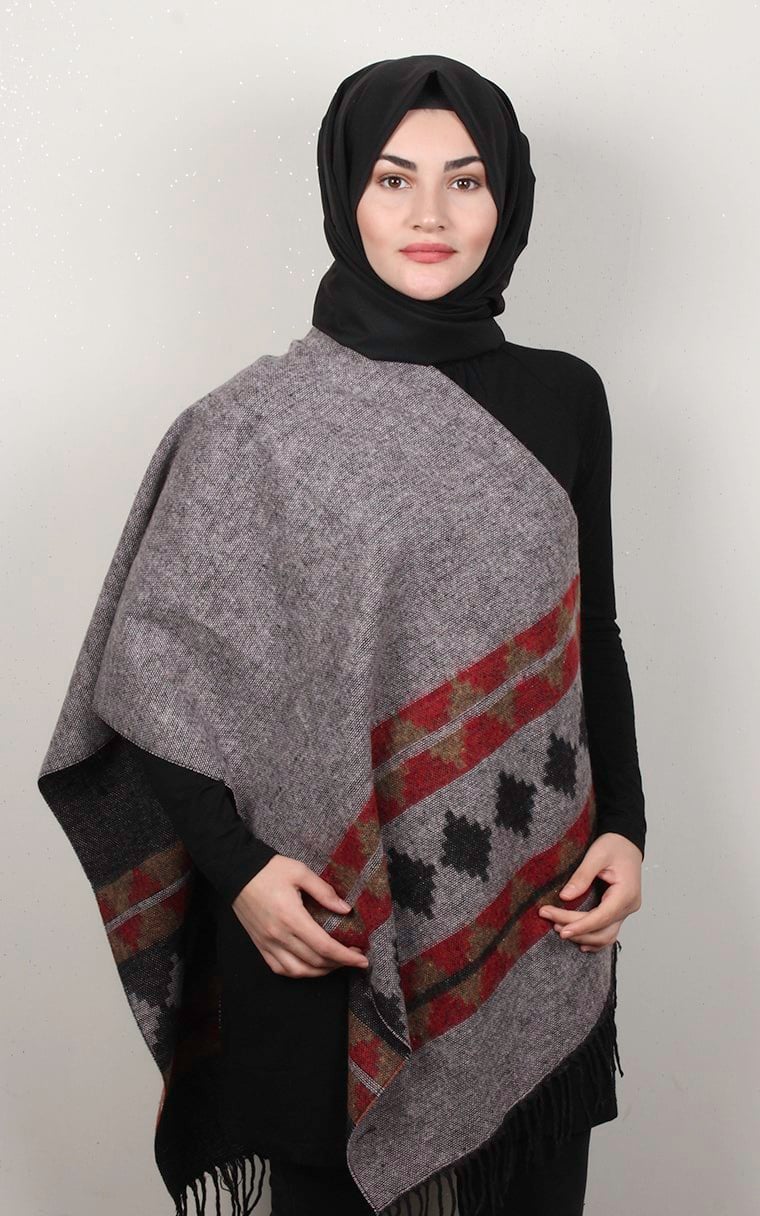 Geniş Omuz Şalı 5220-13