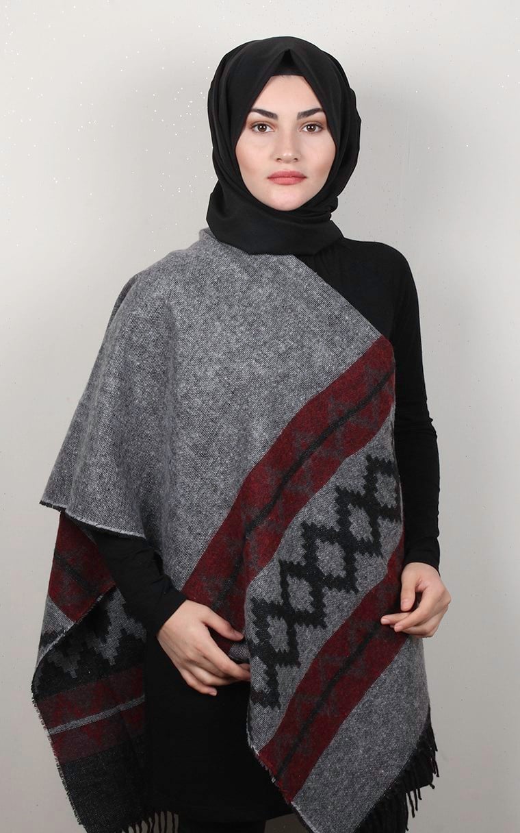 Geniş Omuz Şalı 5220-14