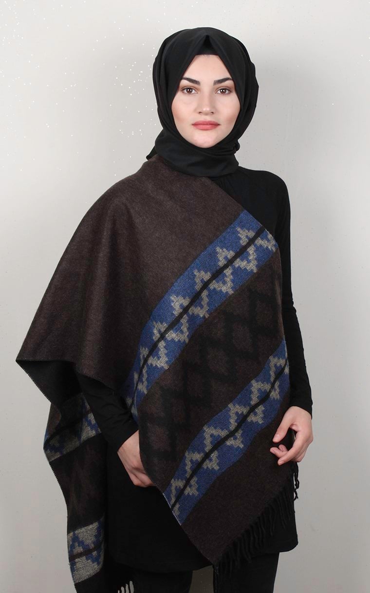 Geniş Omuz Şalı 5220-17