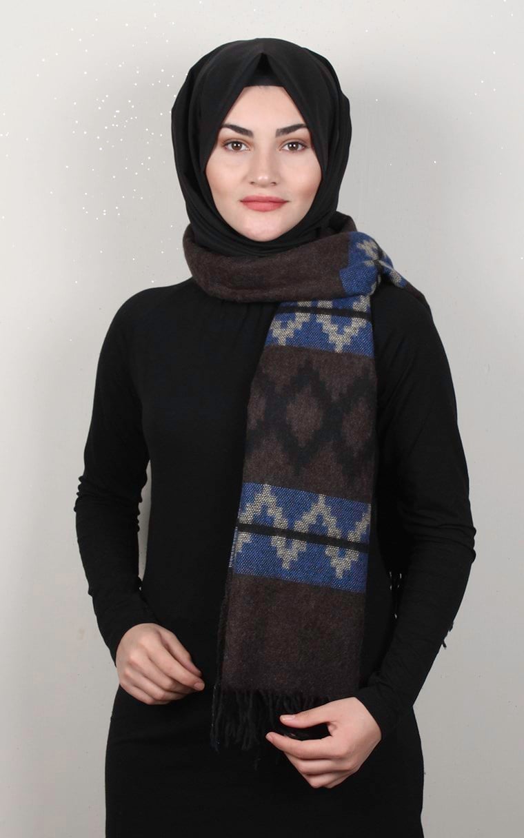 Geniş Omuz Şalı 5220-17