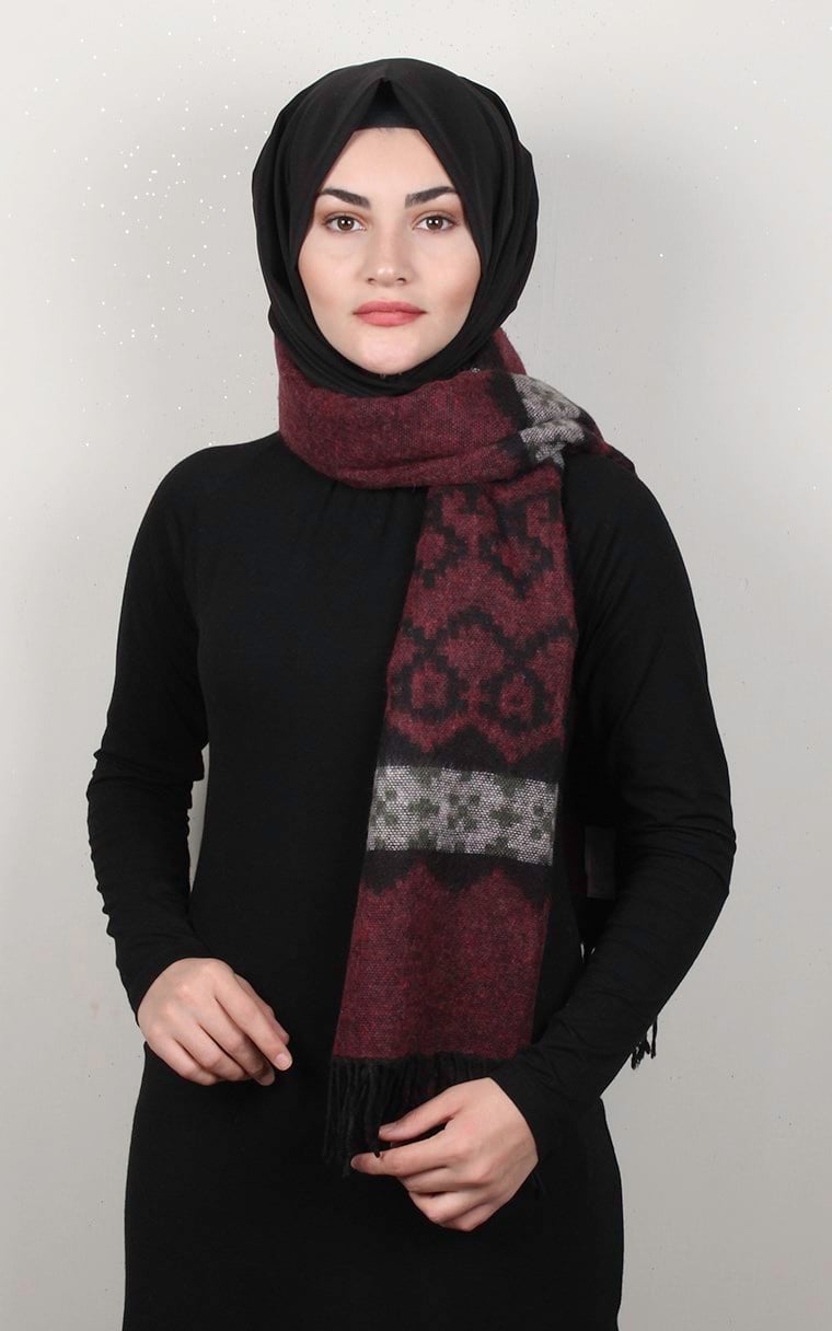 Geniş Omuz Şalı 5220-18
