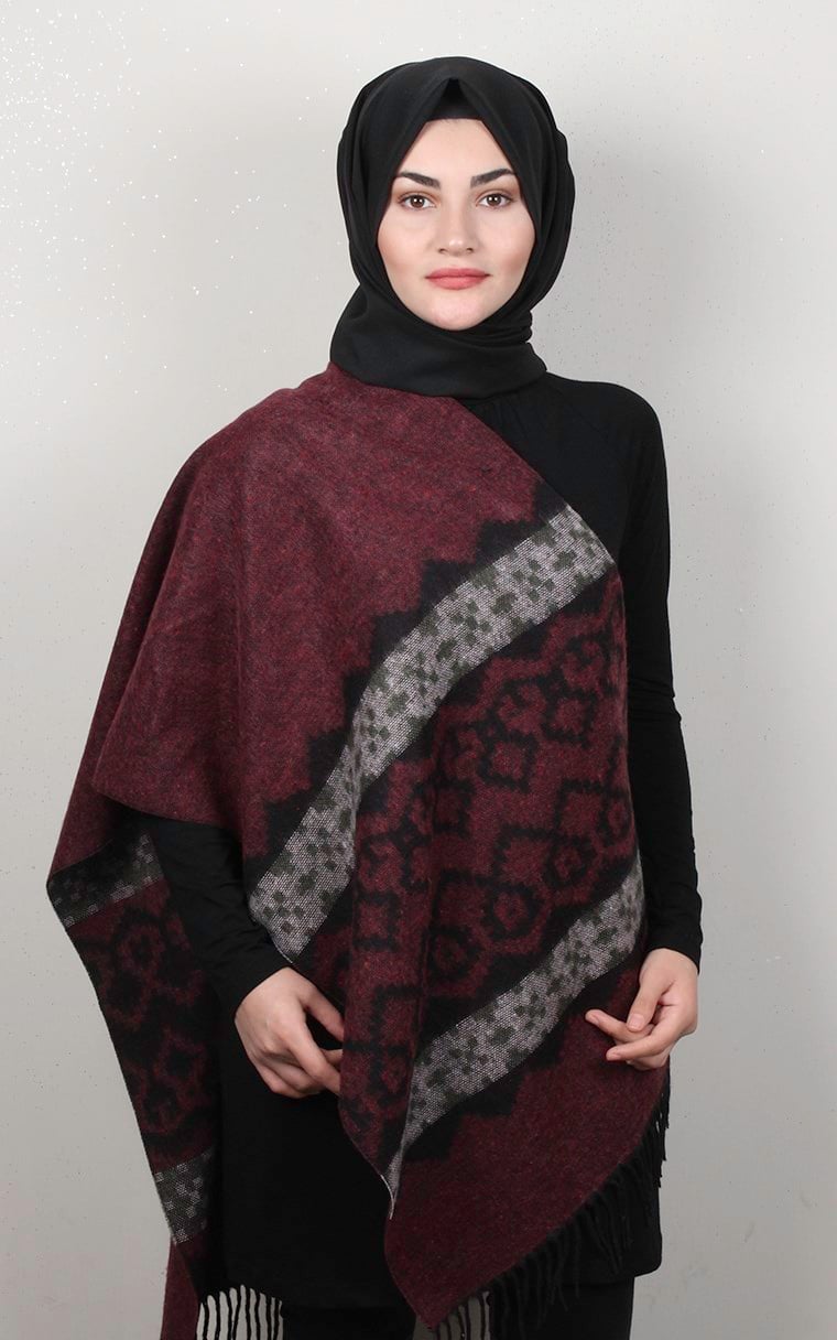 Geniş Omuz Şalı 5220-18