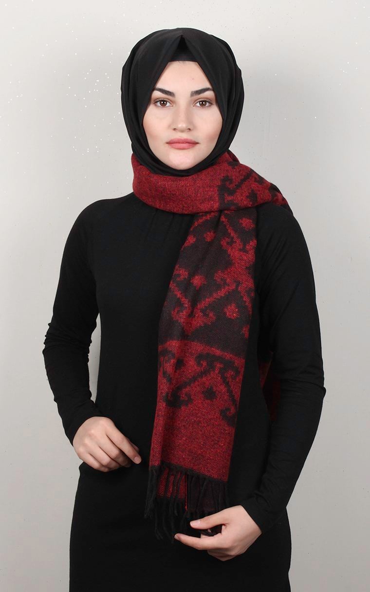 Geniş Omuz Şalı 5220-2