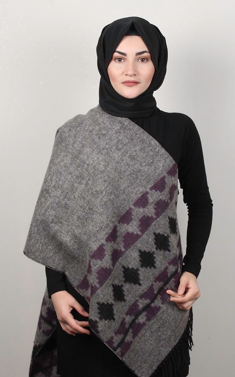 Geniş Omuz Şalı 5220-28