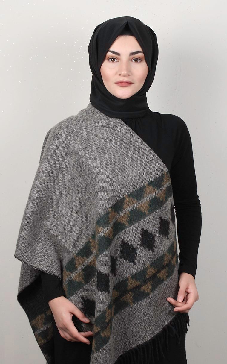 Geniş Omuz Şalı 5220-29