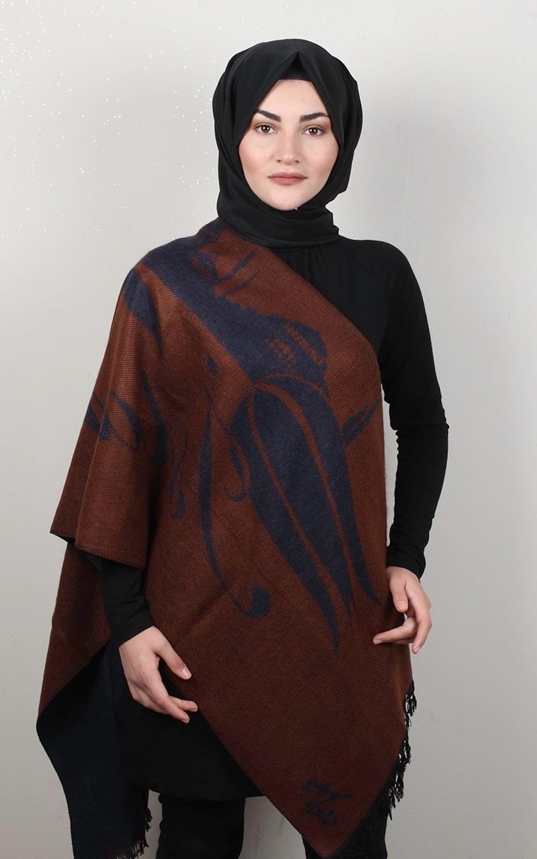 Geniş Omuz Şalı 5220-35