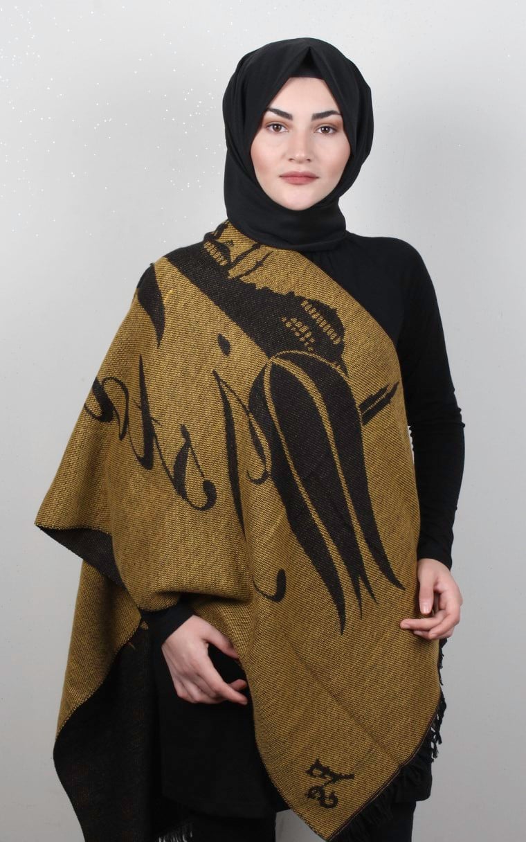 Geniş Omuz Şalı 5220-38
