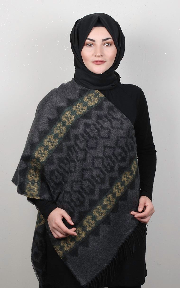 Geniş Omuz Şalı 5220-42