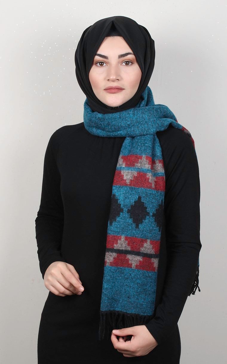 Geniş Omuz Şalı 5220-45