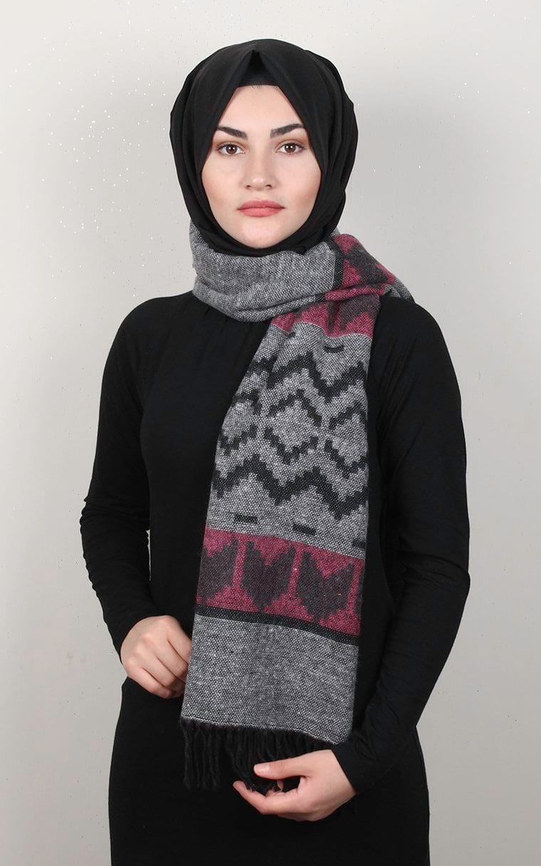 Geniş Omuz Şalı 5220-8