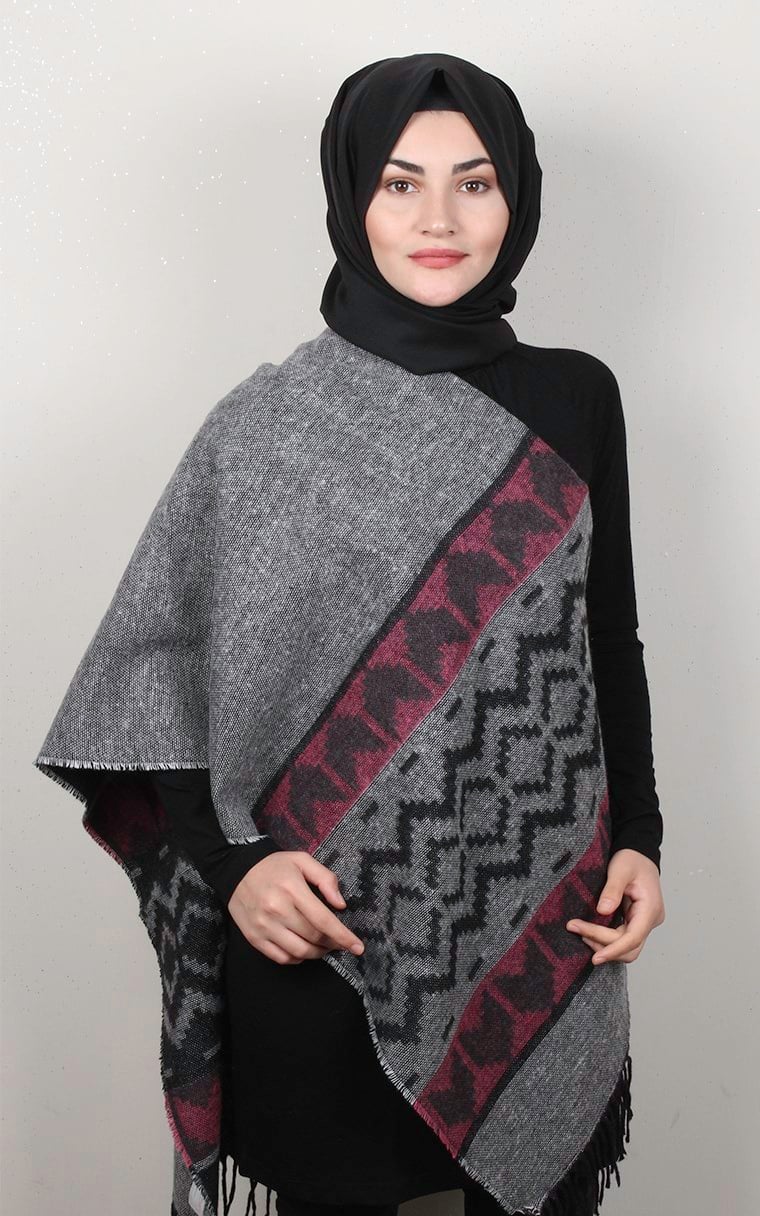 Geniş Omuz Şalı 5220-8