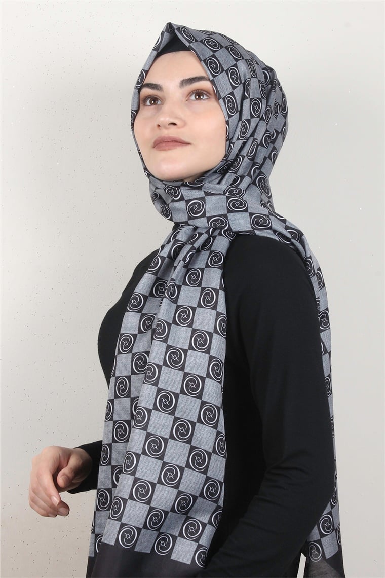 Gloria Soft Şal 2734-5 Dama Siyah