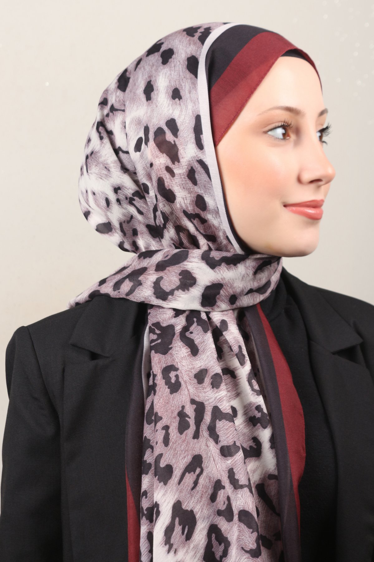 Gloria Soft Şal 4646-1 Bordo 