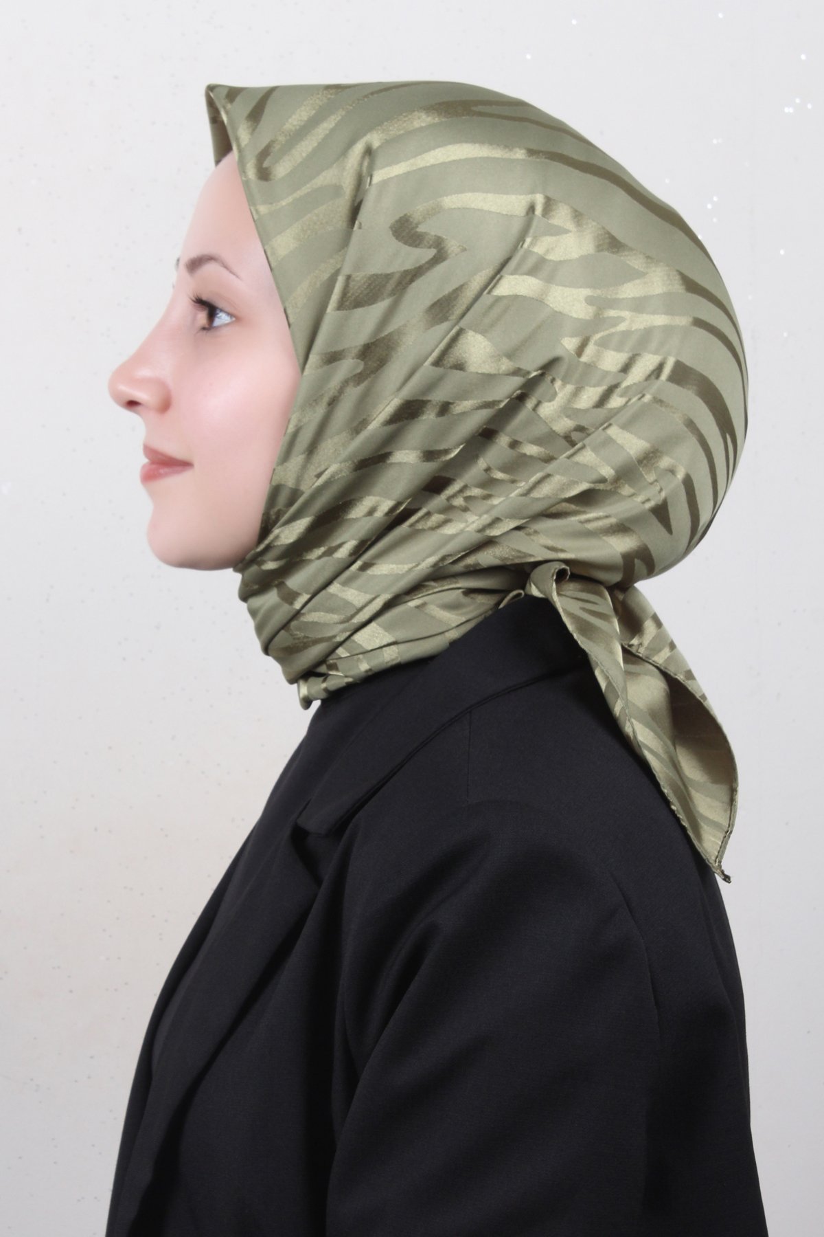 Golden Jakar Eşarp 4136-Haki