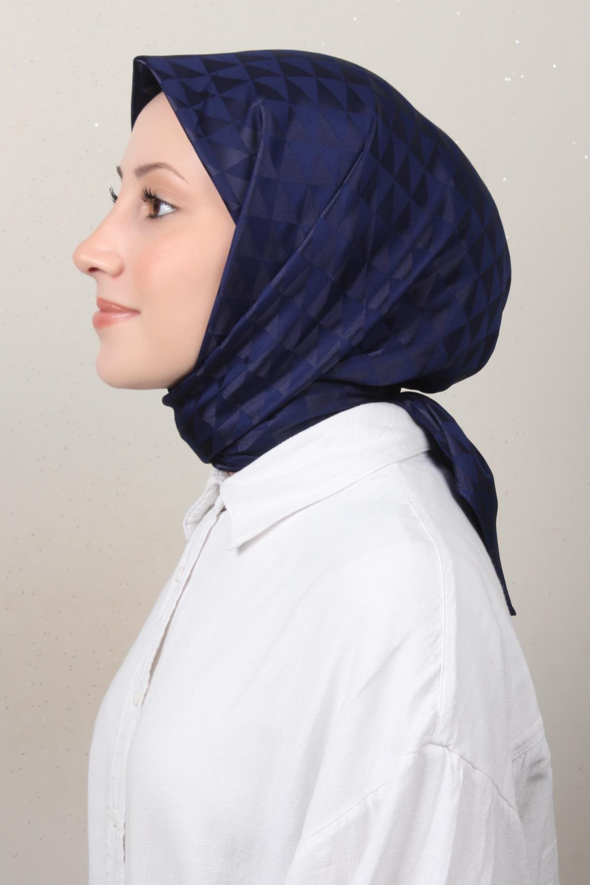 Golden Jakar Eşarp 4138-11 Lacivert 