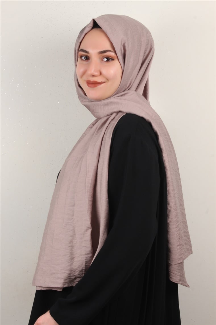 İnce Kareli Şal 2580-50 Koyu Taş