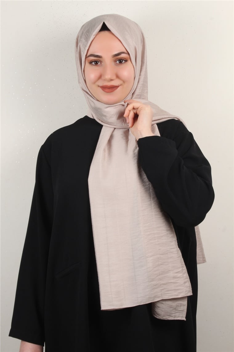 İnce Kareli Şal 2580-53 Taş