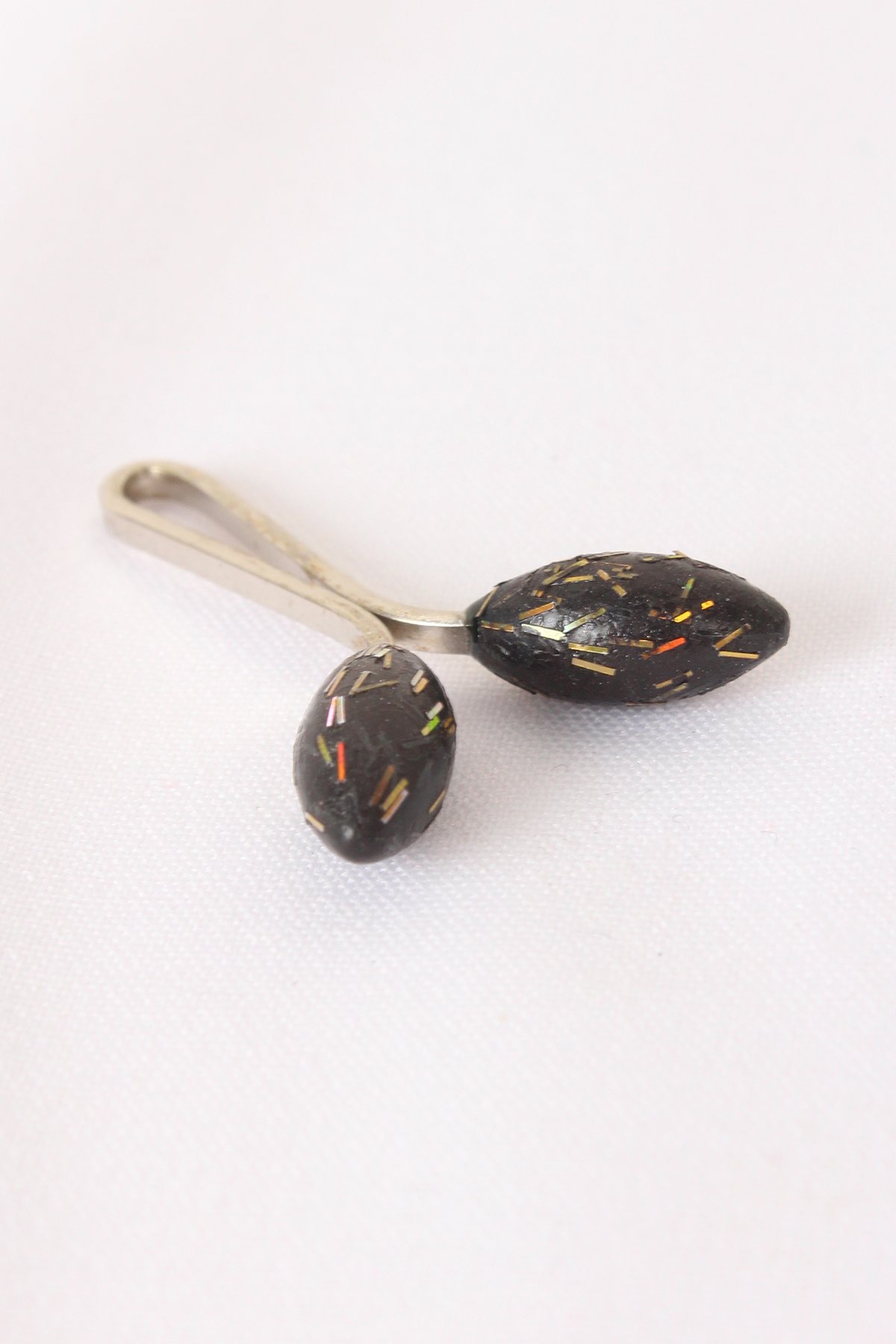 İncili Eşarp İğnesi 302-0001-110 Siyah 