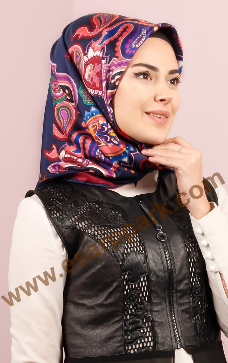 İndirimli İthal İpek Eşarp 13013-8