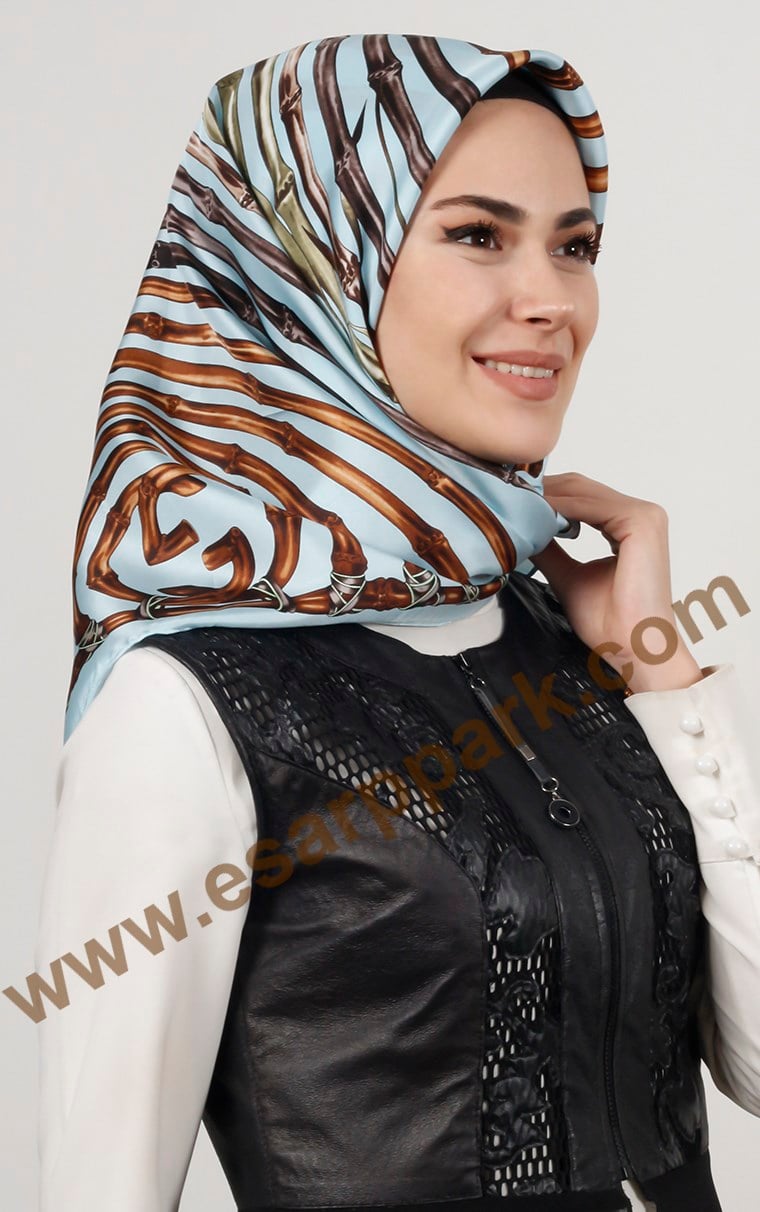 İndirimli İthal İpek Eşarp 13020-14