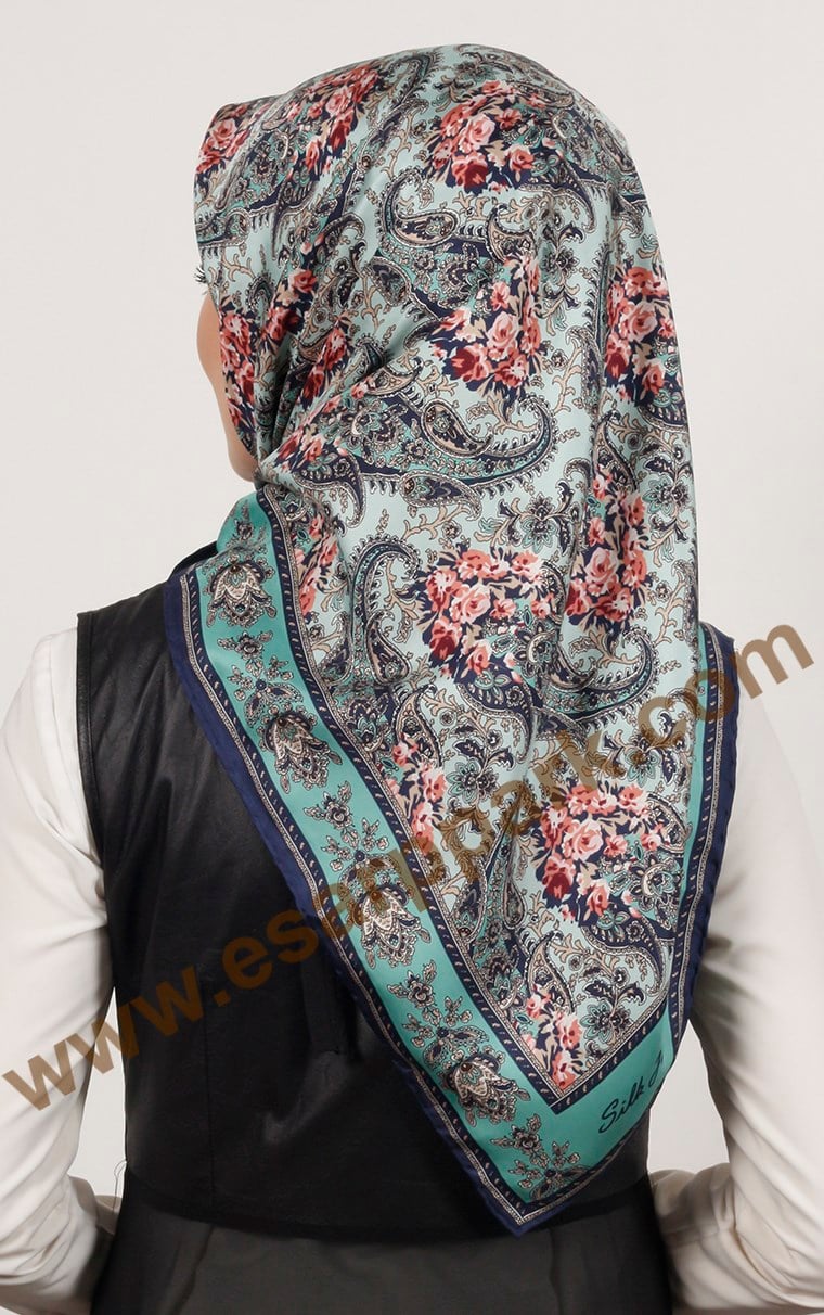İndirimli İthal İpek Eşarp 13020-37