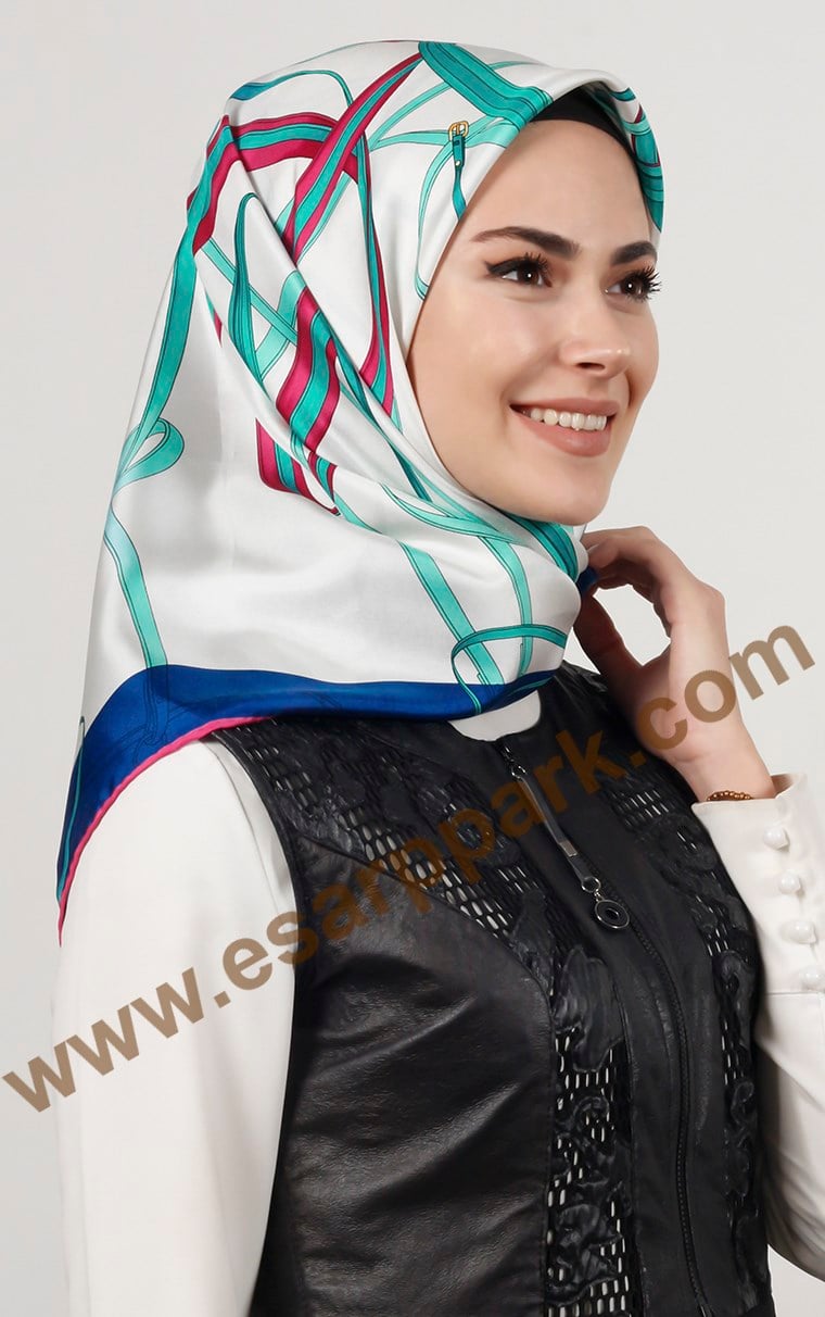 İndirimli İthal İpek Eşarp 13020-6