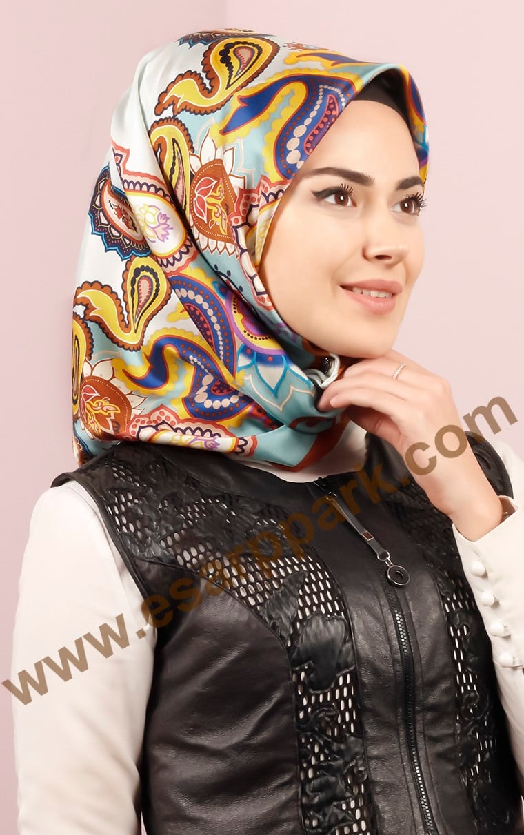 İndirimli İthal İpek Eşarp 1305-6