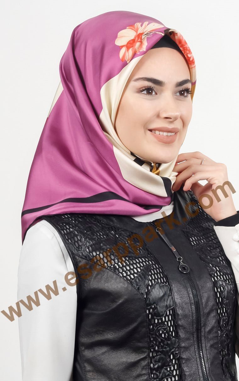 İndirimli İthal İpek Eşarp 1542-3