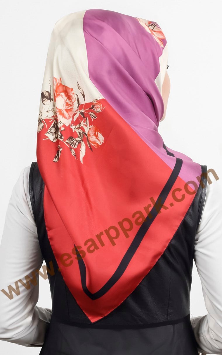 İndirimli İthal İpek Eşarp 1542-3