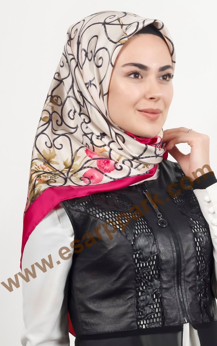 indirimli İthal İpek Eşarp 1566-2