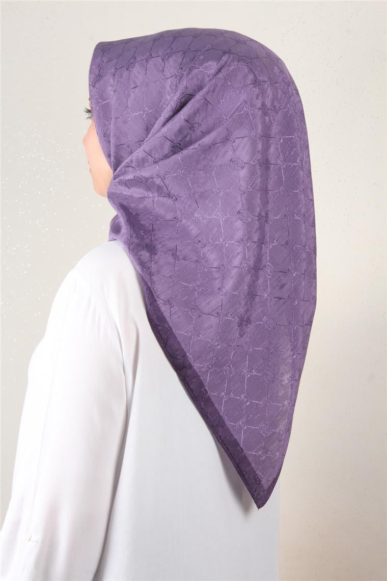 İpeksi Monogram Eşarp 8086-25 Lavanta