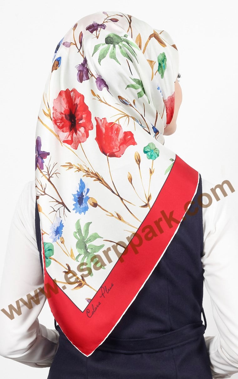 İthal İpek Eşarp 1575-3