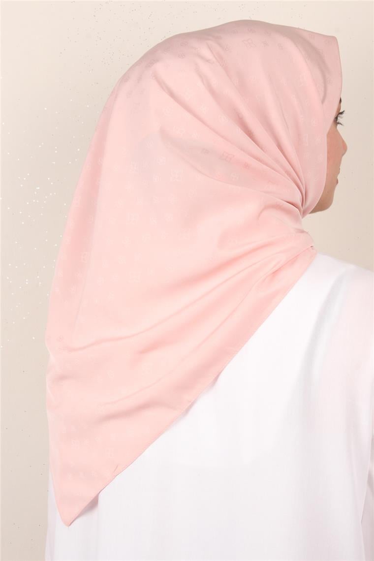 Jakarlı Icon Eşarp 2757-11 Toz Pembe 