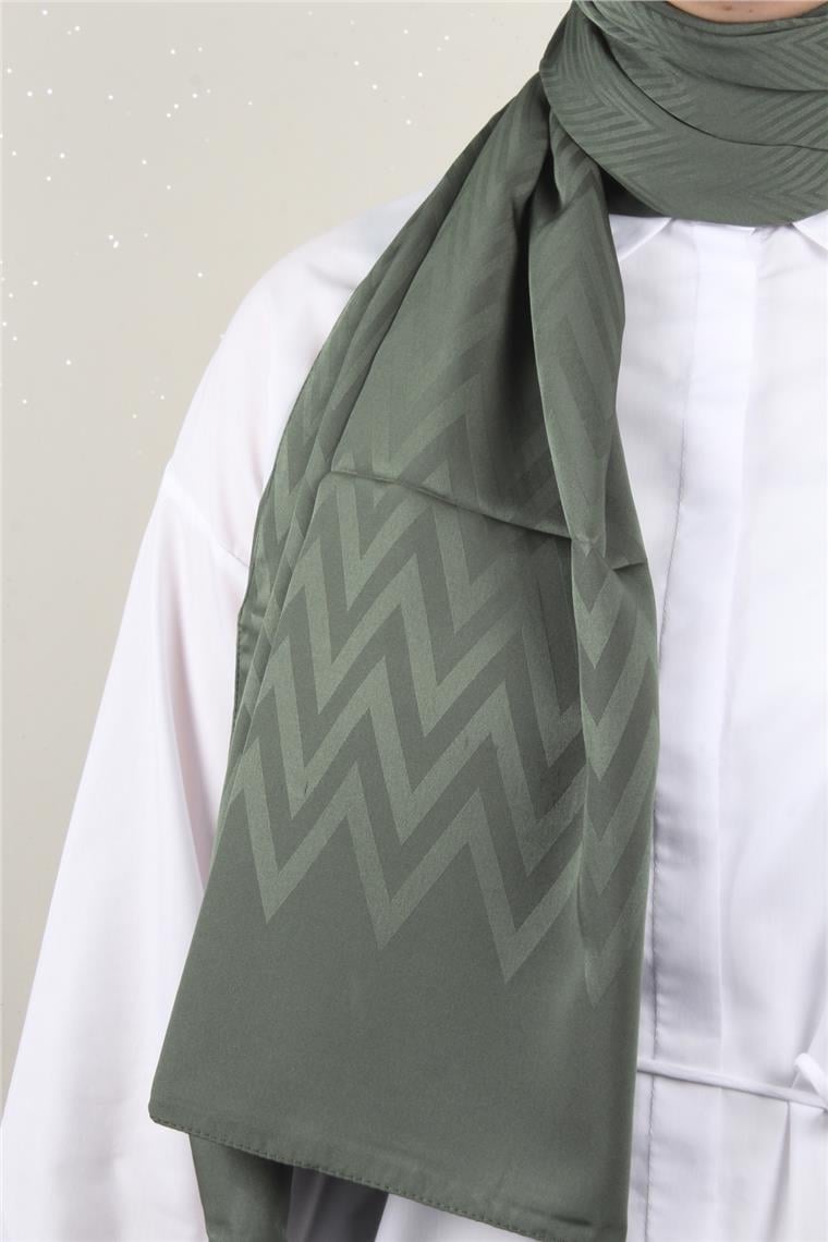 Jakarlı İcon Şal 3101-10 Haki