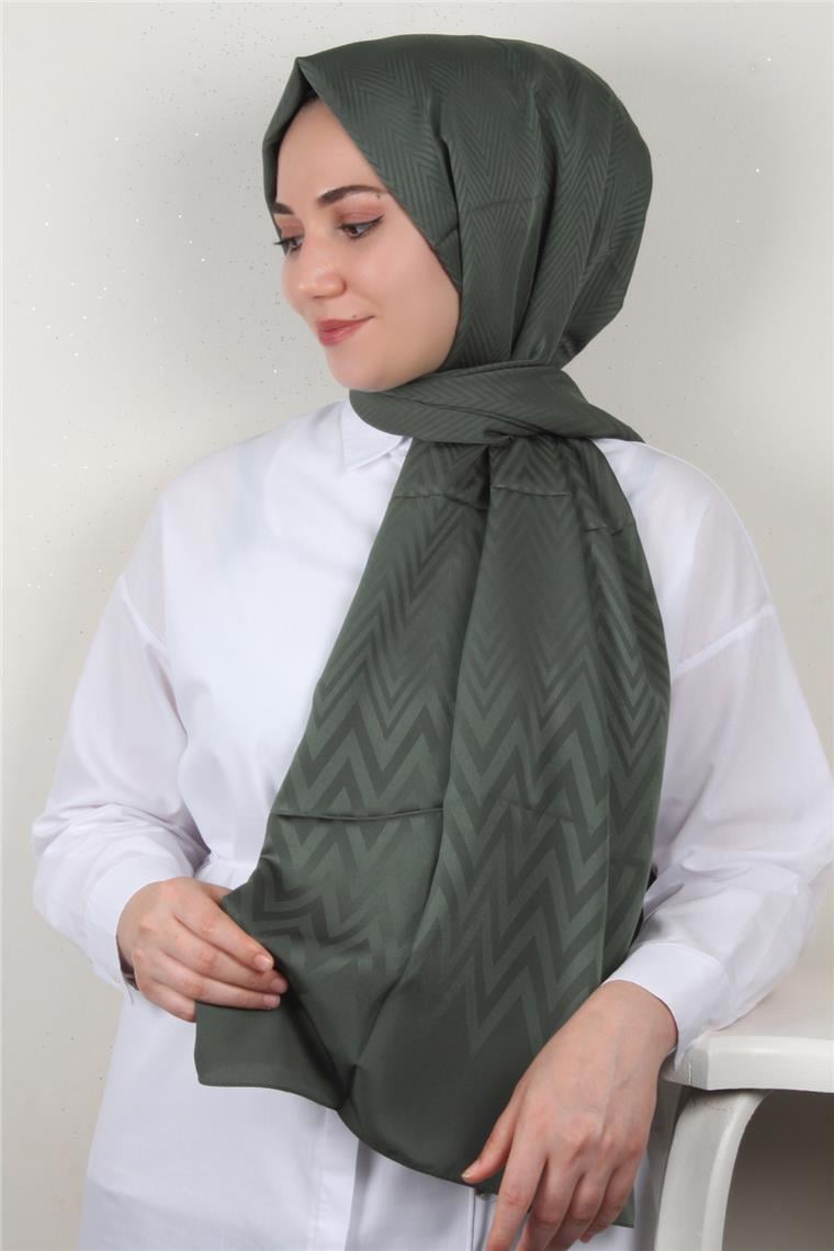 Jakarlı İcon Şal 3101-10 Haki